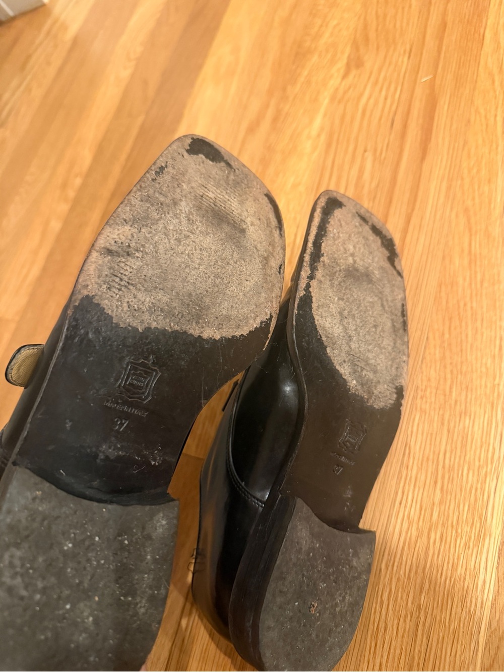 Dolce & Gabbana Black Leather Single Monk Strap Dress Shoes - Picture 4 of 9